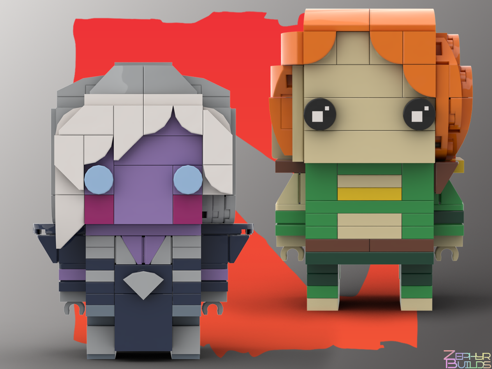 MOC DOTA 2 Character Brick Sets with Instructions Brickheadz