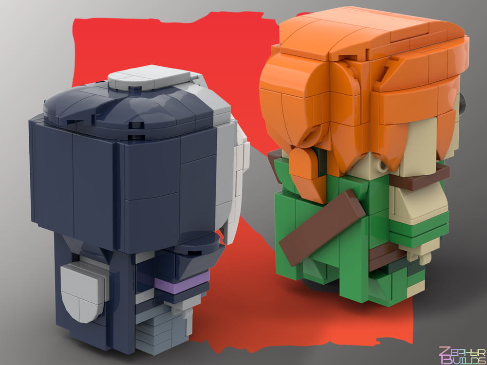 MOC DOTA 2 Character Brick Sets with Instructions Brickheadz