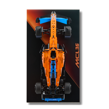 Acrylic Slim Wall Mount Display for LEGO® Technic™ McLaren Formula 1™ Race Car 42141