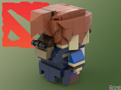 MOC DOTA 2 Character Brick Sets with Instructions Brickheadz