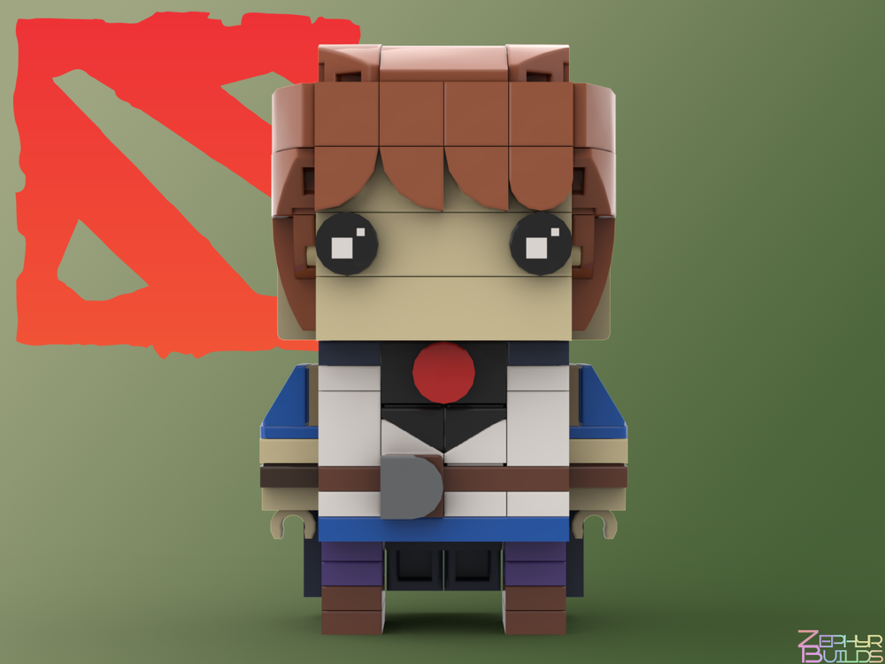 MOC DOTA 2 Character Brick Sets with Instructions Brickheadz