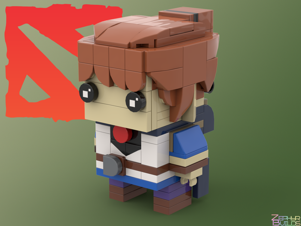MOC DOTA 2 Character Brick Sets with Instructions Brickheadz