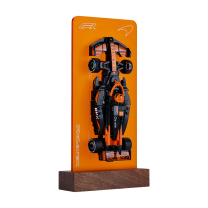 FantasMall Desk Gallery Vertical Display Stand for LEGO Speed Champions F1 Cars