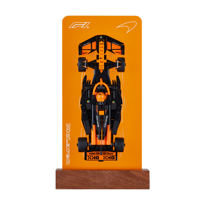 FantasMall Desk Gallery Vertical Display Stand for LEGO Speed Champions F1 Cars