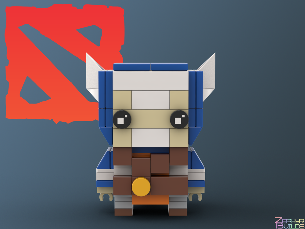 MOC DOTA 2 Character Brick Sets with Instructions Brickheadz