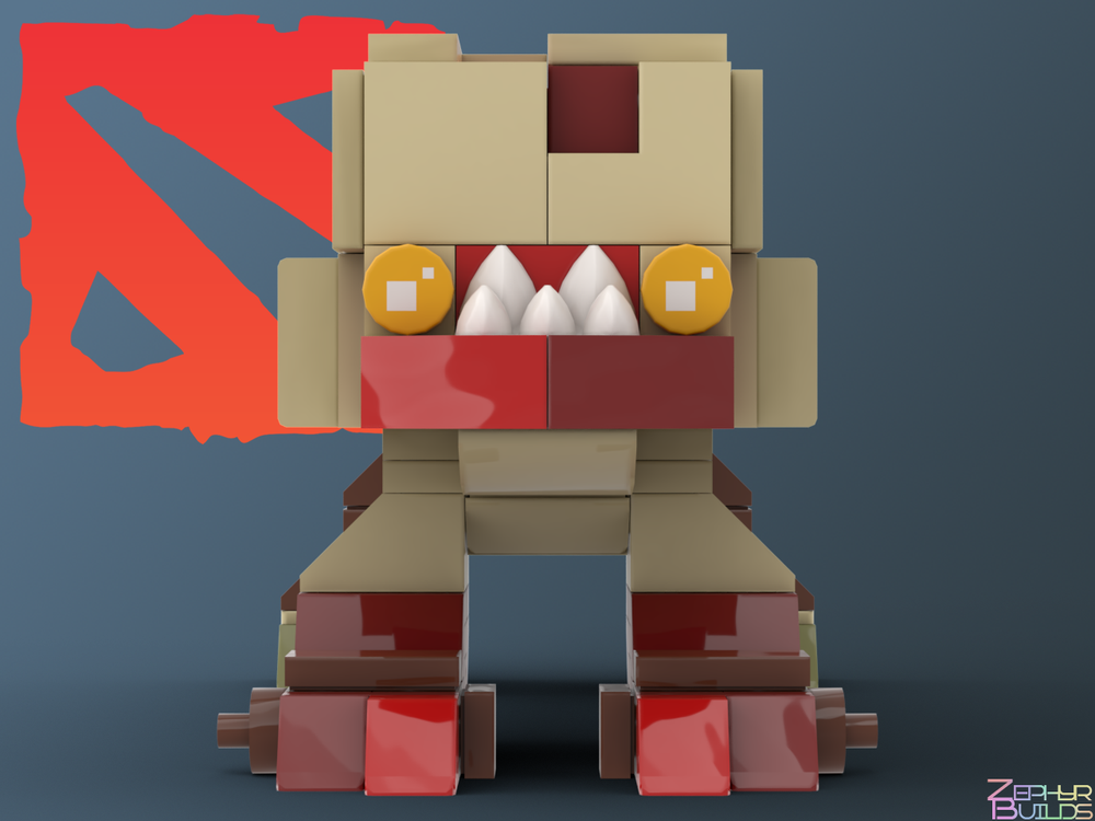 MOC DOTA 2 Character Brick Sets with Instructions Brickheadz