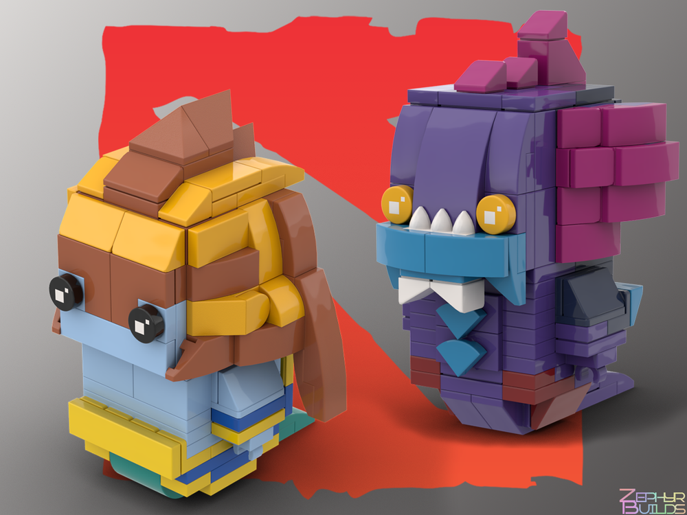MOC DOTA 2 Character Brick Sets with Instructions Brickheadz