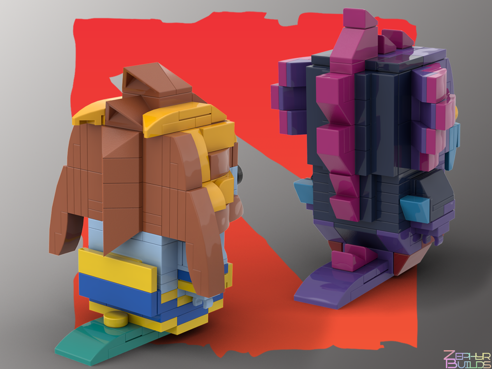 MOC DOTA 2 Character Brick Sets with Instructions Brickheadz