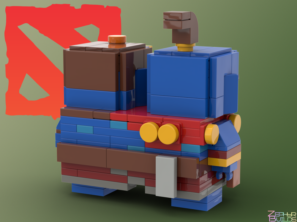 MOC DOTA 2 Character Brick Sets with Instructions Brickheadz