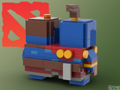 MOC DOTA 2 Character Brick Sets with Instructions Brickheadz