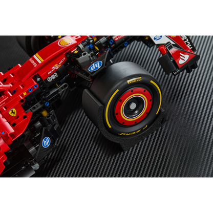 Acrylic Top-Speed Carbon Fiber Black Wall Mount Display Frame for LEGO® Technic™ Limited Carbon Fiber Black