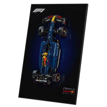 Acrylic Top-Speed Wall Mount Display for LEGO® Technic™ Red Bull Racing RB20 F1 42206 V2