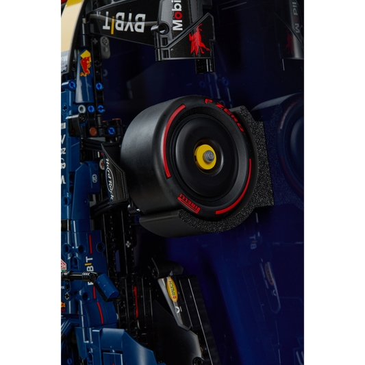 Acrylic Top-Speed Wall Mount Display for LEGO Technic Aston Martin Aramco AMR25 F1 42240 V1