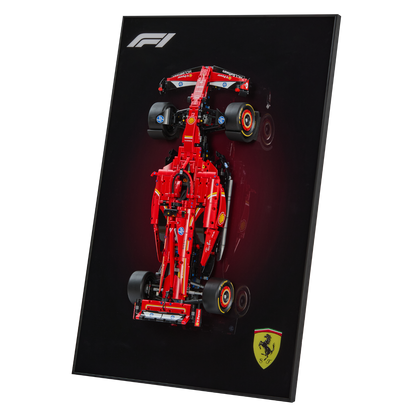 Acrylic Top-Speed Wall Mount Display for LEGO® Technic™ Ferrari F1 42207 V2