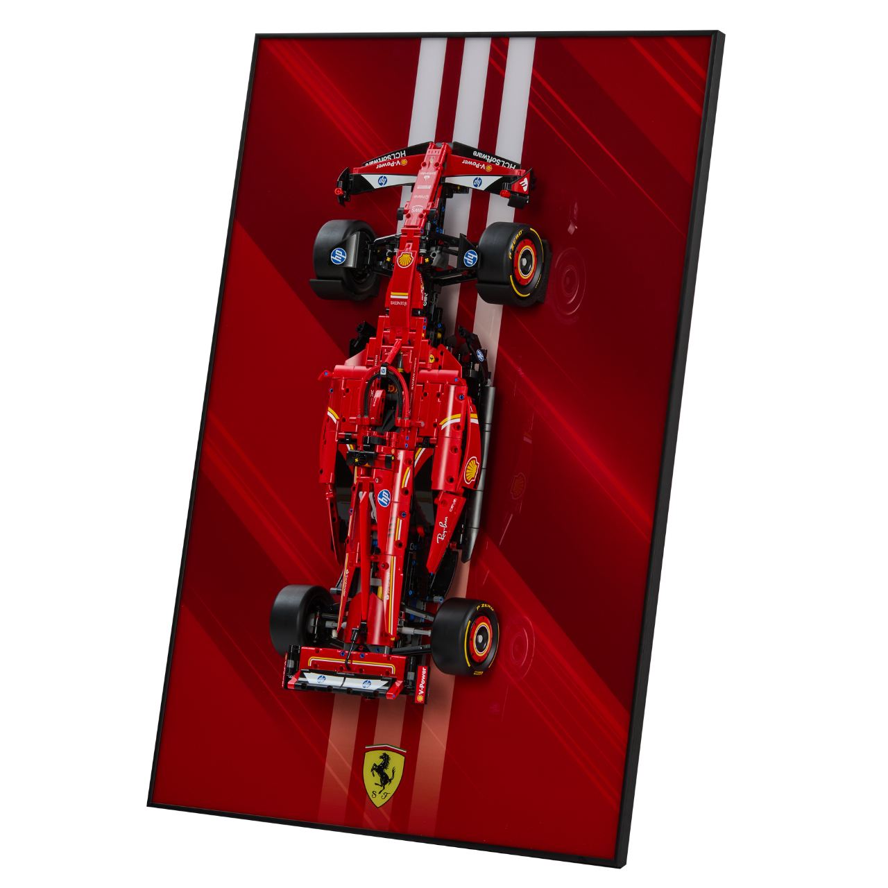 Acrylic Top-Speed Wall Mount Display for LEGO® Technic™ Ferrari F1 42207