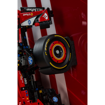 Acrylic Top-Speed Wall Mount Display for LEGO® Technic™ Ferrari F1 42207