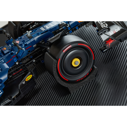 Acrylic Top-Speed Carbon Fiber Black Wall Mount Display Frame for LEGO® Technic™ Limited Carbon Fiber Black
