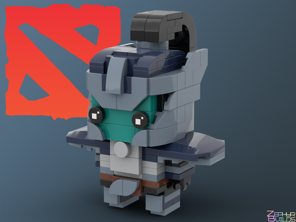 MOC DOTA 2 Character Brick Sets with Instructions Brickheadz