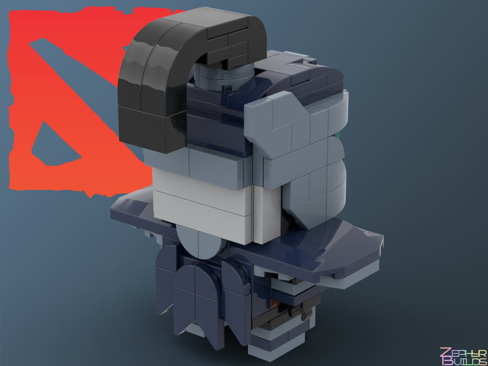 MOC DOTA 2 Character Brick Sets with Instructions Brickheadz