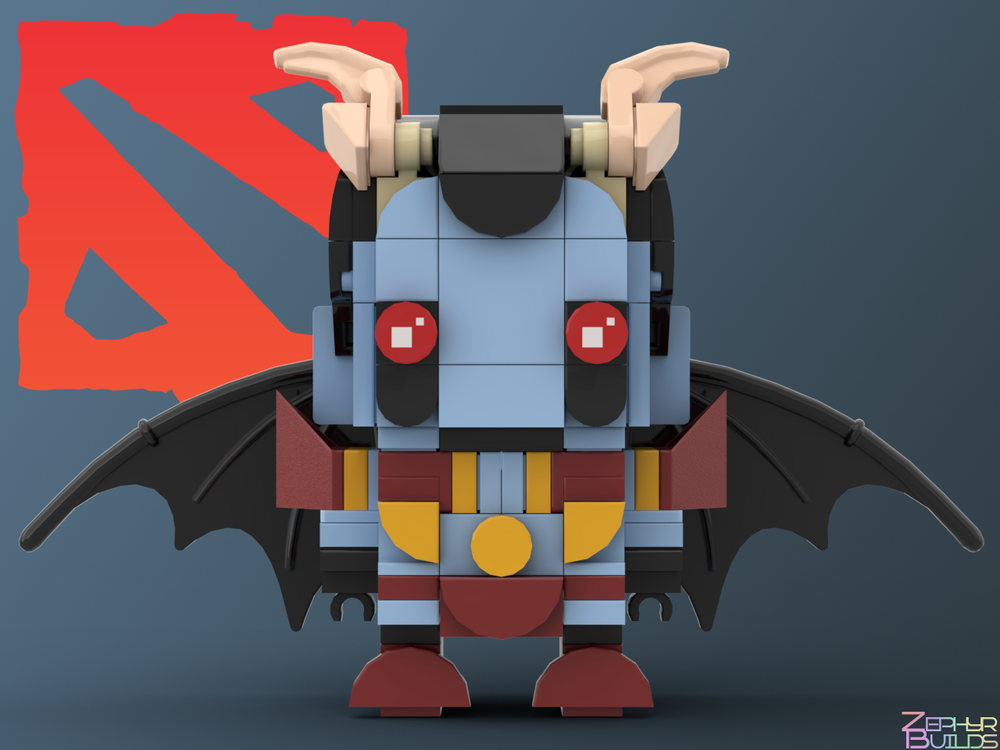 MOC DOTA 2 Character Brick Sets with Instructions Brickheadz