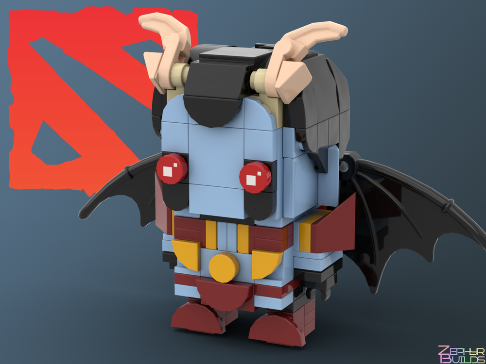 MOC DOTA 2 Character Brick Sets with Instructions Brickheadz