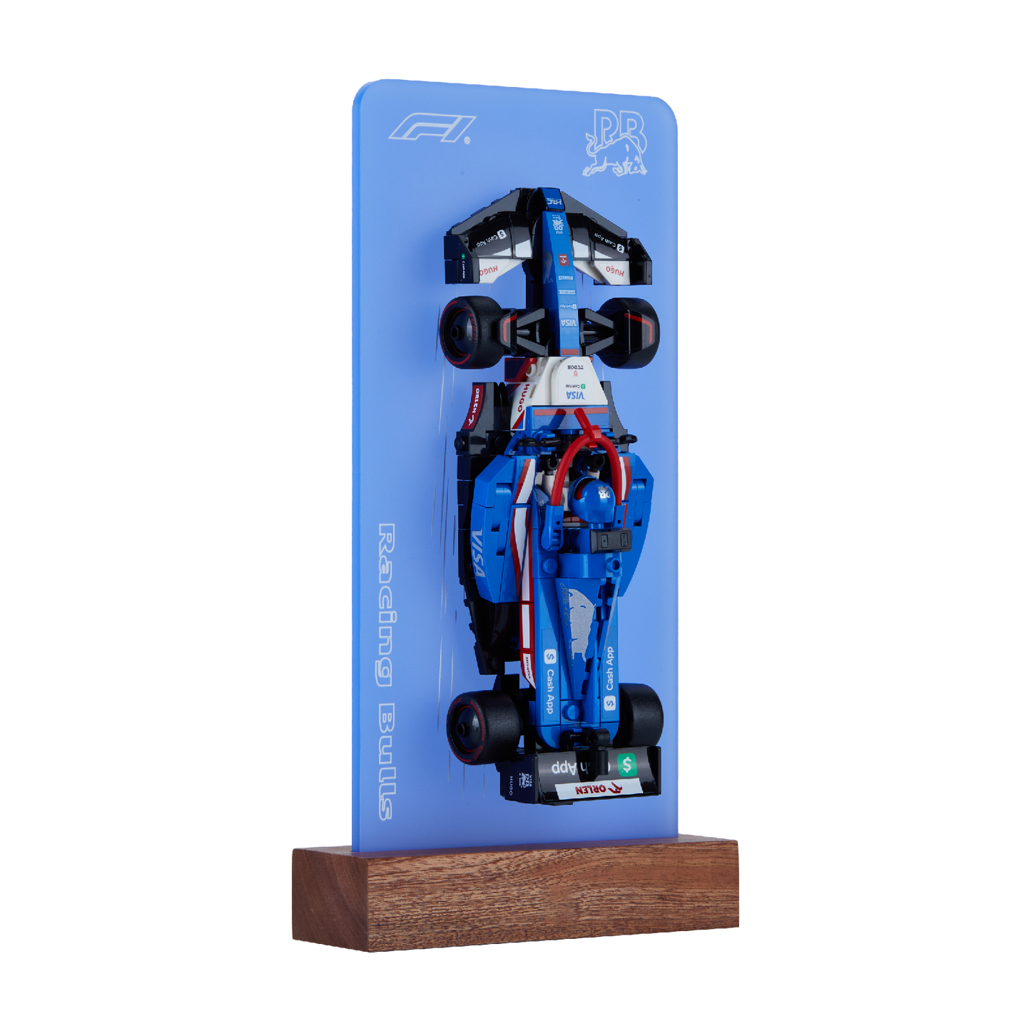 FantasMall Desk Gallery Vertical Display Stand for LEGO Speed Champions F1 Cars