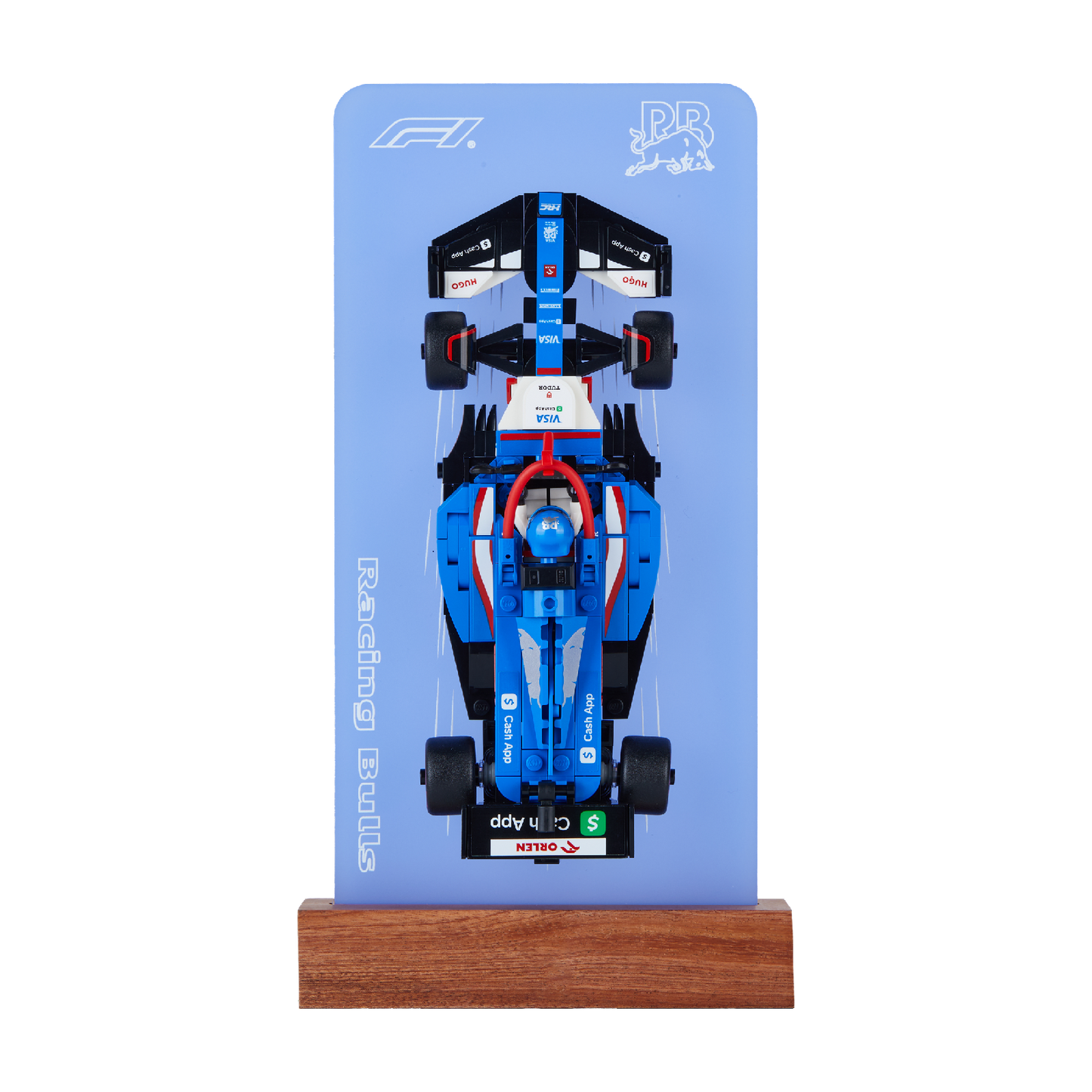 FantasMall Desk Gallery Vertical Display Stand for LEGO Speed Champions F1 Cars