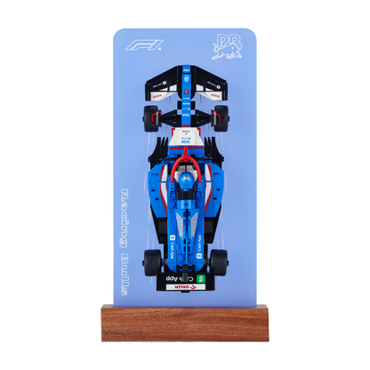 FantasMall Desk Gallery Vertical Display Stand for LEGO Speed Champions F1 Cars