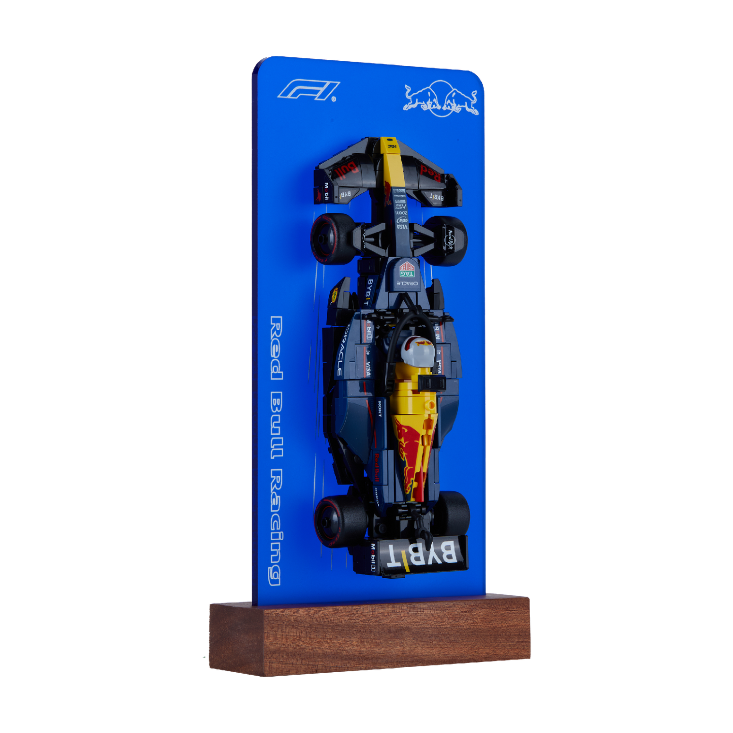 FantasMall Desk Gallery Vertical Display Stand for LEGO Speed Champions F1 Cars