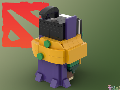 MOC DOTA 2 Character Brick Sets with Instructions Brickheadz