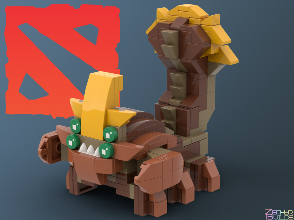 MOC DOTA 2 Character Brick Sets with Instructions Brickheadz