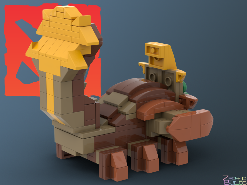 MOC DOTA 2 Character Brick Sets with Instructions Brickheadz