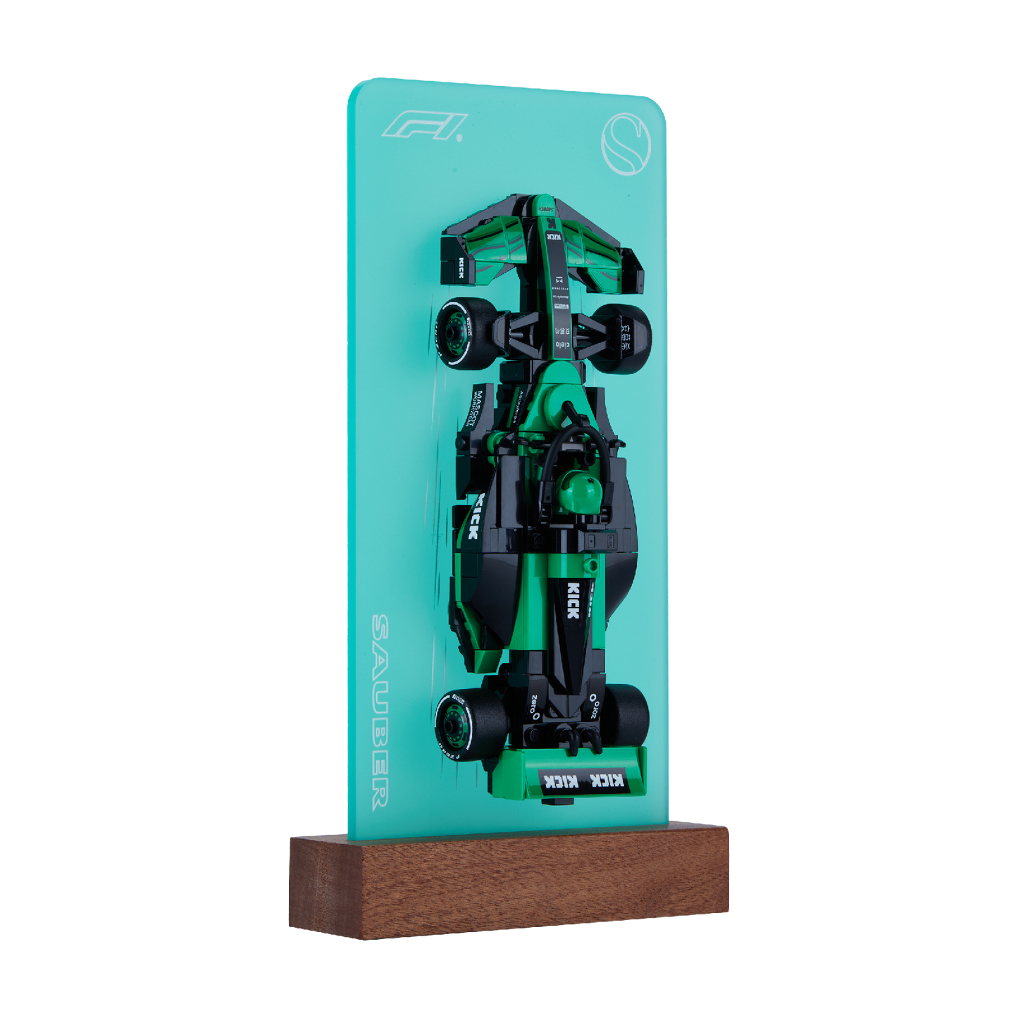 FantasMall Desk Gallery Vertical Display Stand for LEGO Speed Champions F1 Cars