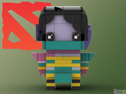 MOC DOTA 2 Character Brick Sets with Instructions Brickheadz