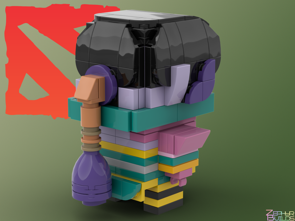 MOC DOTA 2 Character Brick Sets with Instructions Brickheadz