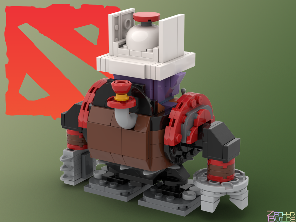MOC DOTA 2 Character Brick Sets with Instructions Brickheadz