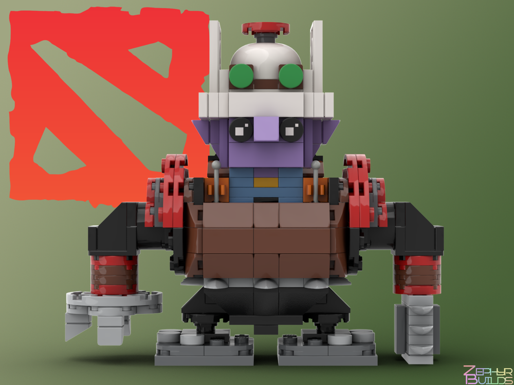 MOC DOTA 2 Character Brick Sets with Instructions Brickheadz