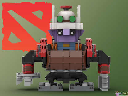 MOC DOTA 2 Character Brick Sets with Instructions Brickheadz