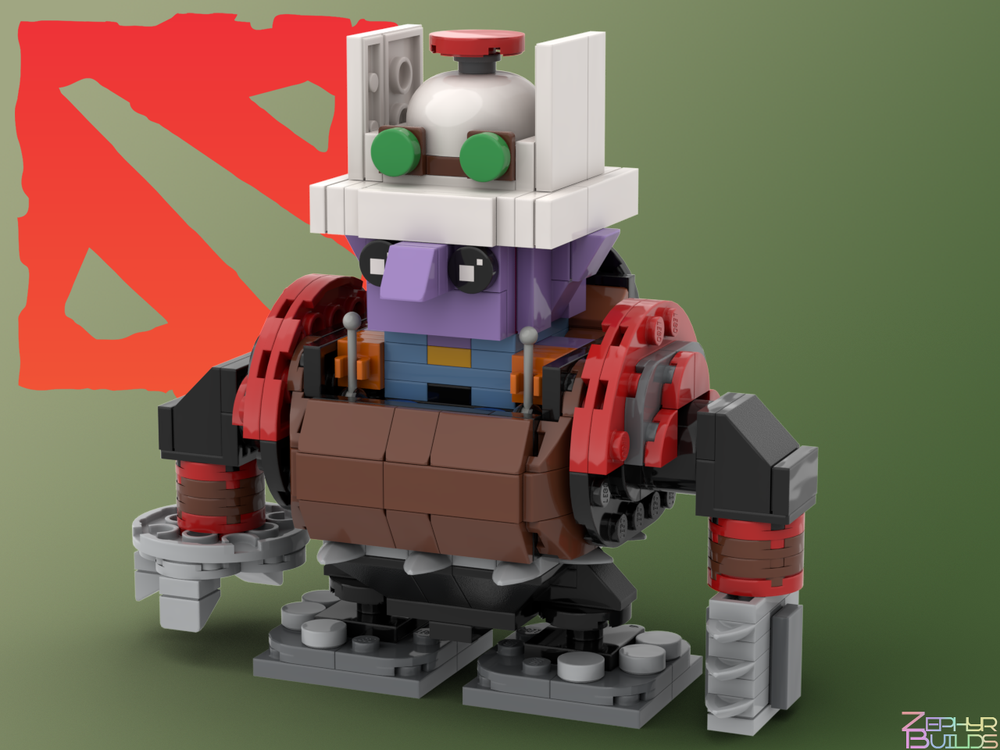 MOC DOTA 2 Character Brick Sets with Instructions Brickheadz
