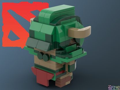 MOC DOTA 2 Character Brick Sets with Instructions Brickheadz