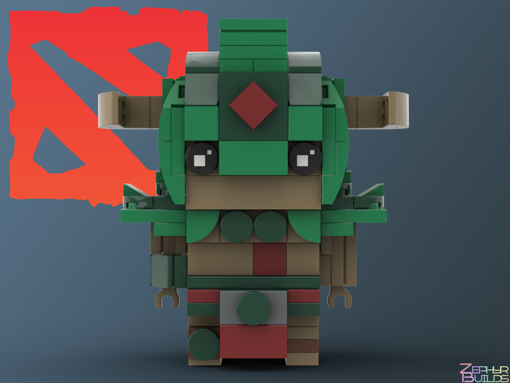MOC DOTA 2 Character Brick Sets with Instructions Brickheadz