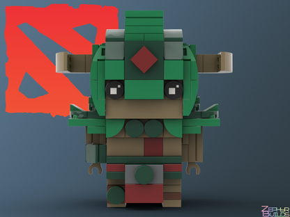 MOC DOTA 2 Character Brick Sets with Instructions Brickheadz