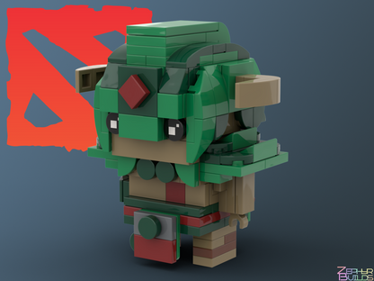 MOC DOTA 2 Character Brick Sets with Instructions Brickheadz