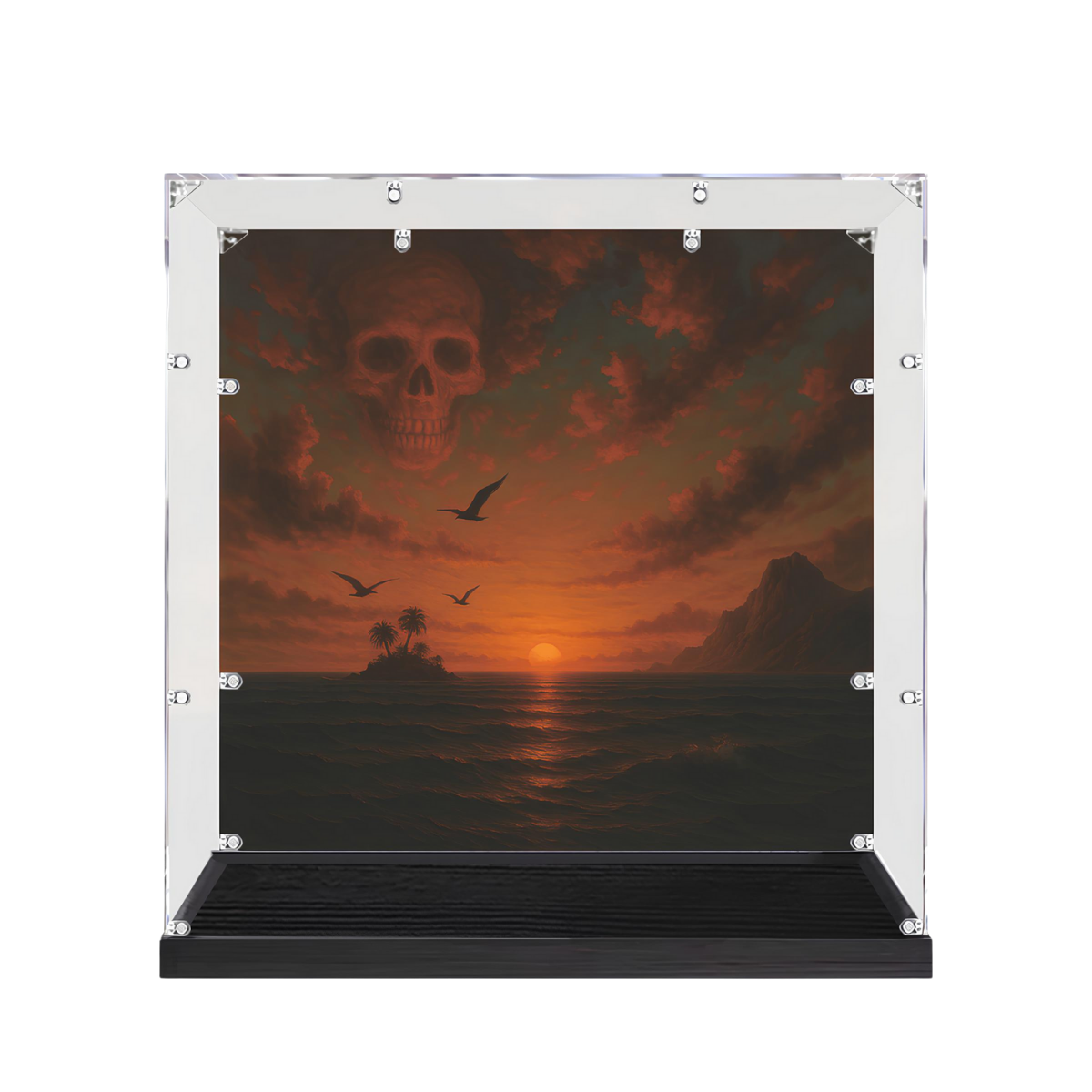 Acrylic Display Case for LEGO® Arkham Asylum™ 76300