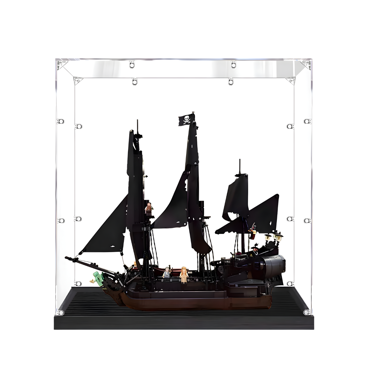 Acrylic LEGO Display Case for LEGO® Captain Jack Sparrow's Pirate Ship 10365 Caribbean Movie
