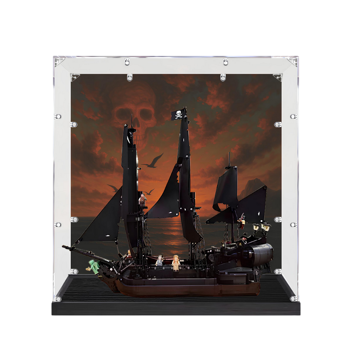 Acrylic LEGO Display Case for LEGO® Captain Jack Sparrow's Pirate Ship 10365 Caribbean Movie