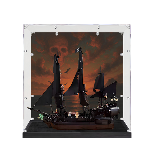 Acrylic LEGO Display Case for LEGO® Captain Jack Sparrow's Pirate Ship 10365 Caribbean Movie