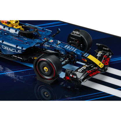 Acrylic Top-Speed Wall Mount Display Frame for LEGO® Technic™ Red Bull Racing RB20 F1 42206