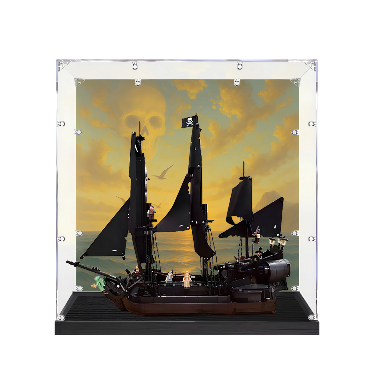 Acrylic LEGO Display Case for LEGO® Captain Jack Sparrow's Pirate Ship 10365 Caribbean Movie