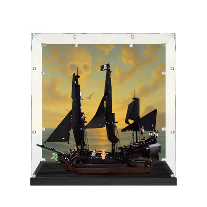 Acrylic LEGO Display Case for LEGO® Captain Jack Sparrow's Pirate Ship 10365 Caribbean Movie